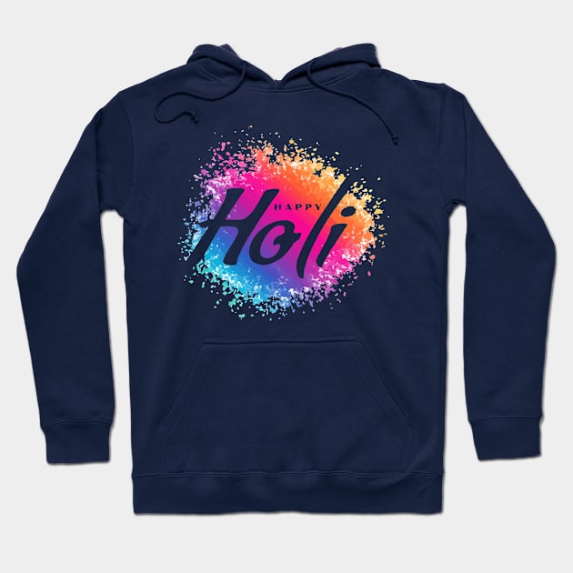 Happy Holi Indian Festival Hoodie by jobieh shop